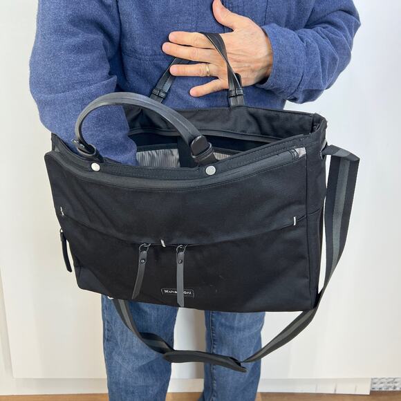 Sherpani Laptop Travel Crossbody Bag Unisex Black Lightweight - Picture 4 of 13